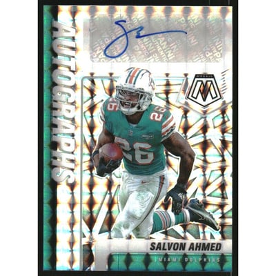 2021 Panini Mosaic Autographs Mosaic #4 Salvon Ahmed