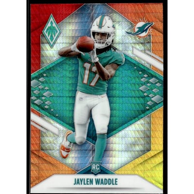 2021 Panini Phoenix Fire Burst #106 Jaylen Waddle