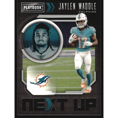 2021 Panini Playbook Next Up #17 Jaylen Waddle