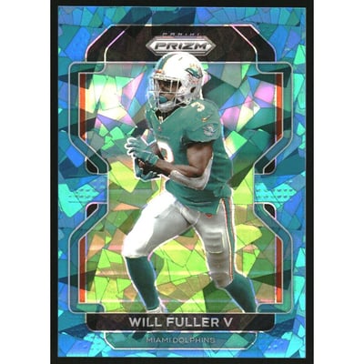 2021 Panini Prizm Prizms Blue Ice #105 Will Fuller V