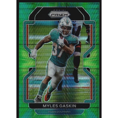 2021 Panini Prizm Prizms Hyper #108 Myles Gaskin