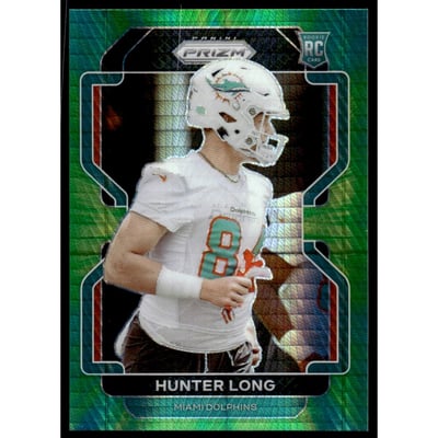 2021 Panini Prizm Prizms Hyper #414 Hunter Long