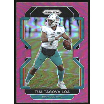 2021 Panini Prizm Prizms Pink #107 Tua Tagovailoa