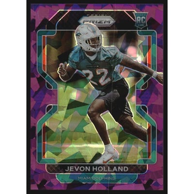 2021 Panini Prizm Prizms Purple Ice #392 Jevon Holland