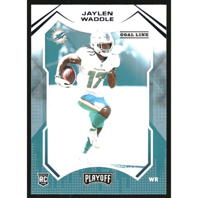 2021 Playoff Goal Line #206 Jaylen Waddle