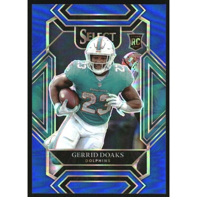 2021 Select Prizm Blue #300 Gerrid Doaks