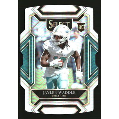 2021 Select Prizm Silver Die Cut #248 Jaylen Waddle