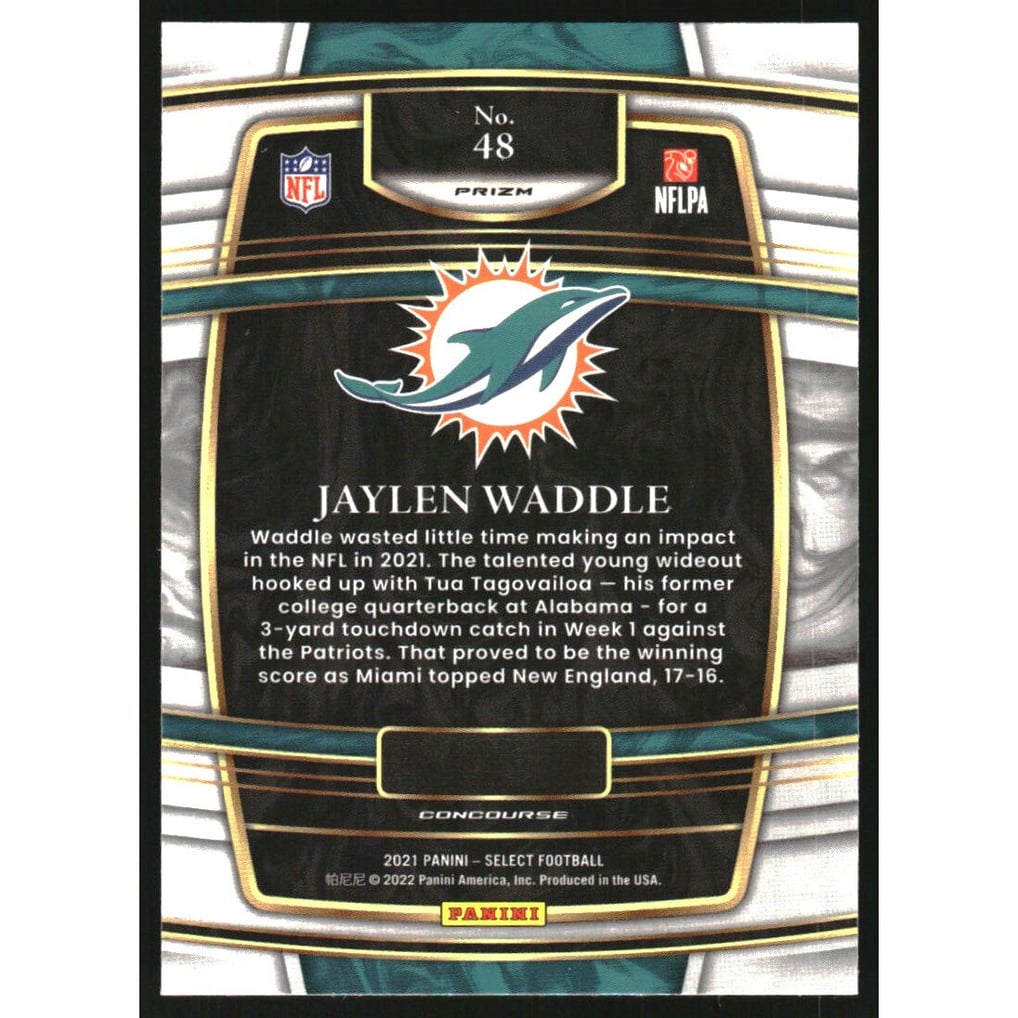 2021 Select Prizm Silver #48 Jaylen Waddle