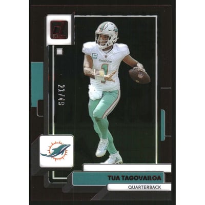 2022 Clearly Donruss Red #49 Tua Tagovailoa