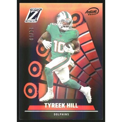 2022 Zenith Artist Proof Silver #7 Tyreek Hill