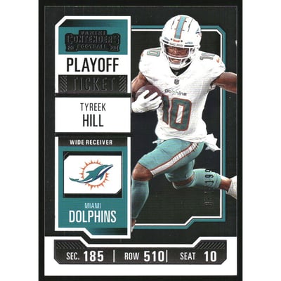 2023 Panini Contenders Playoff Ticket #65 Tyreek Hill