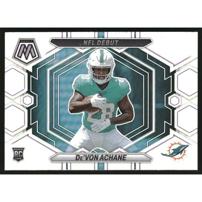 2023 Panini Mosaic NFL Debut Silver #8 De'Von Achane