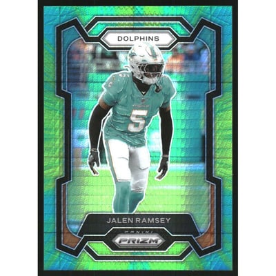 2023 Panini Prizm Prizms Hyper #184 Jalen Ramsey