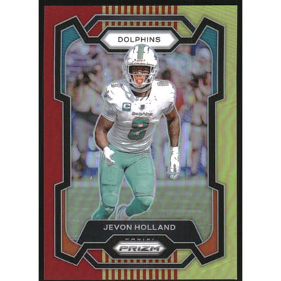 2023 Panini Prizm Prizms Red and Yellow #188 Jevon Holland