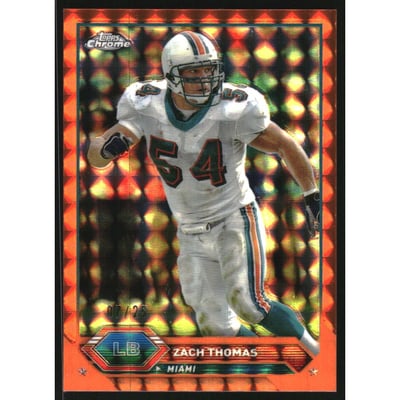 2023 Topps Composite Chrome Orange Geometric Refractors #21 Zach Thomas