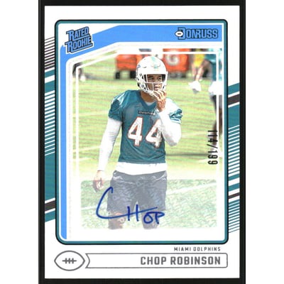2024 Donruss Rated Rookies Autographs #351 Chop Robinson