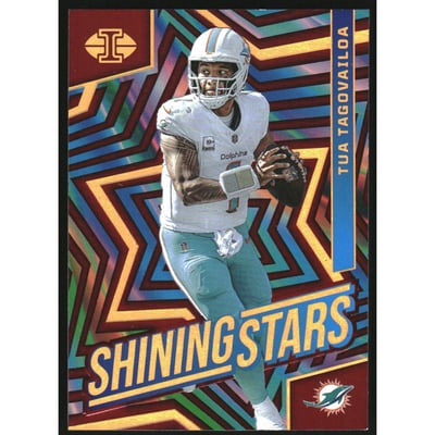 2024 Panini Illusions Shining Stars Red #14 Tua Tagovailoa