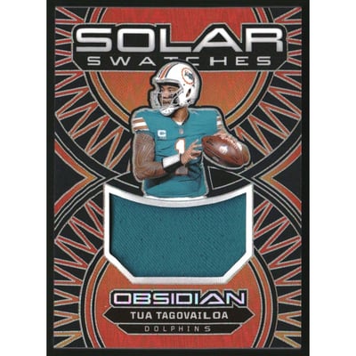 2024 Panini Obsidian Solar Swatches #23 Tua Tagovailoa
