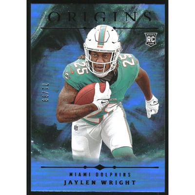 2024 Panini Origins Holo Blue #115 Jaylen Wright