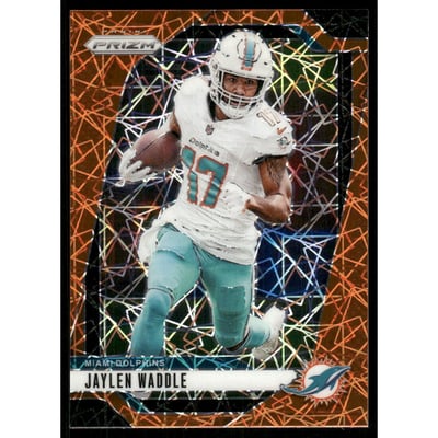 2024 Panini Prizm Prizms Lazer #178 Jaylen Waddle