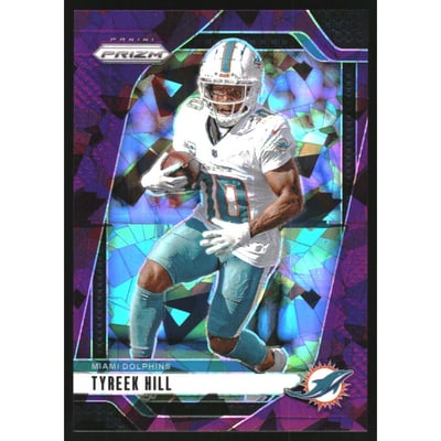 2024 Panini Prizm Prizms Purple Ice #177 Tyreek Hill