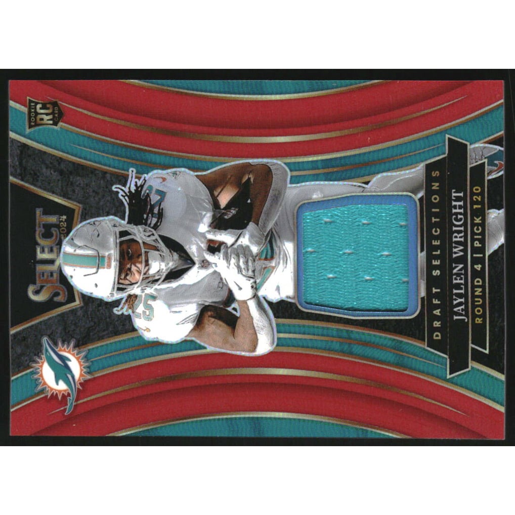 2024 Select Draft Selections Memorabilia Prizm Red #23 Jaylen Wright