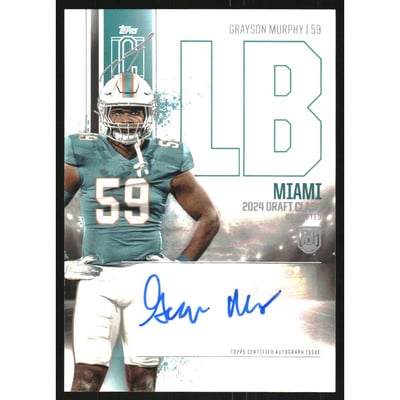 2024 Topps Signature Class Rookie Autographs #RCAGM Grayson Murphy CLASS I