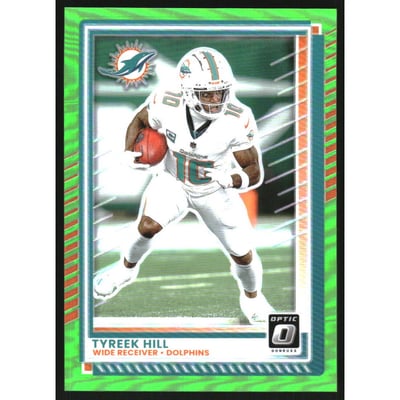 2025 Donruss Optic Neon Green #150 Tyreek Hill