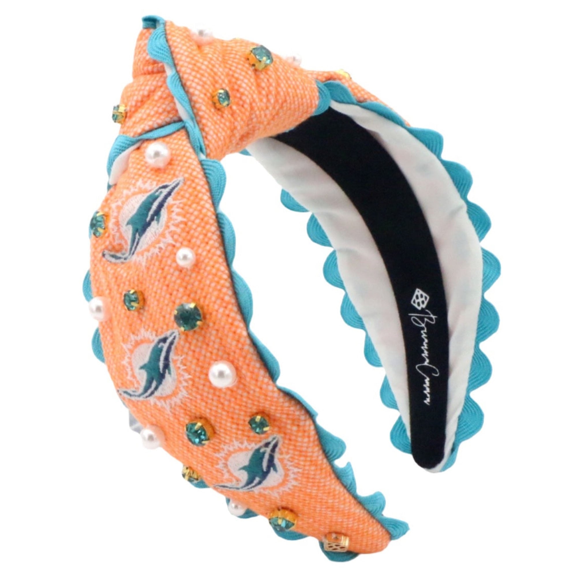 Brianna Cannon Miami Dolphins Cross Stitch Headband display picture 2