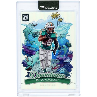 De’Von Achane Miami Dolphins 2025 Panini Donruss Optic Downtown #10 Card 