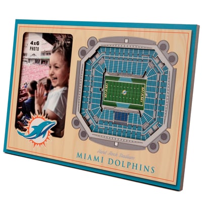 Miami Dolphins Fanpoint 3D StadiumView Picture Frame