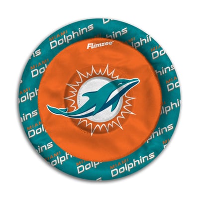 Miami Dolphins Fanpoint Flimzee Bean Bag Flying Disc
