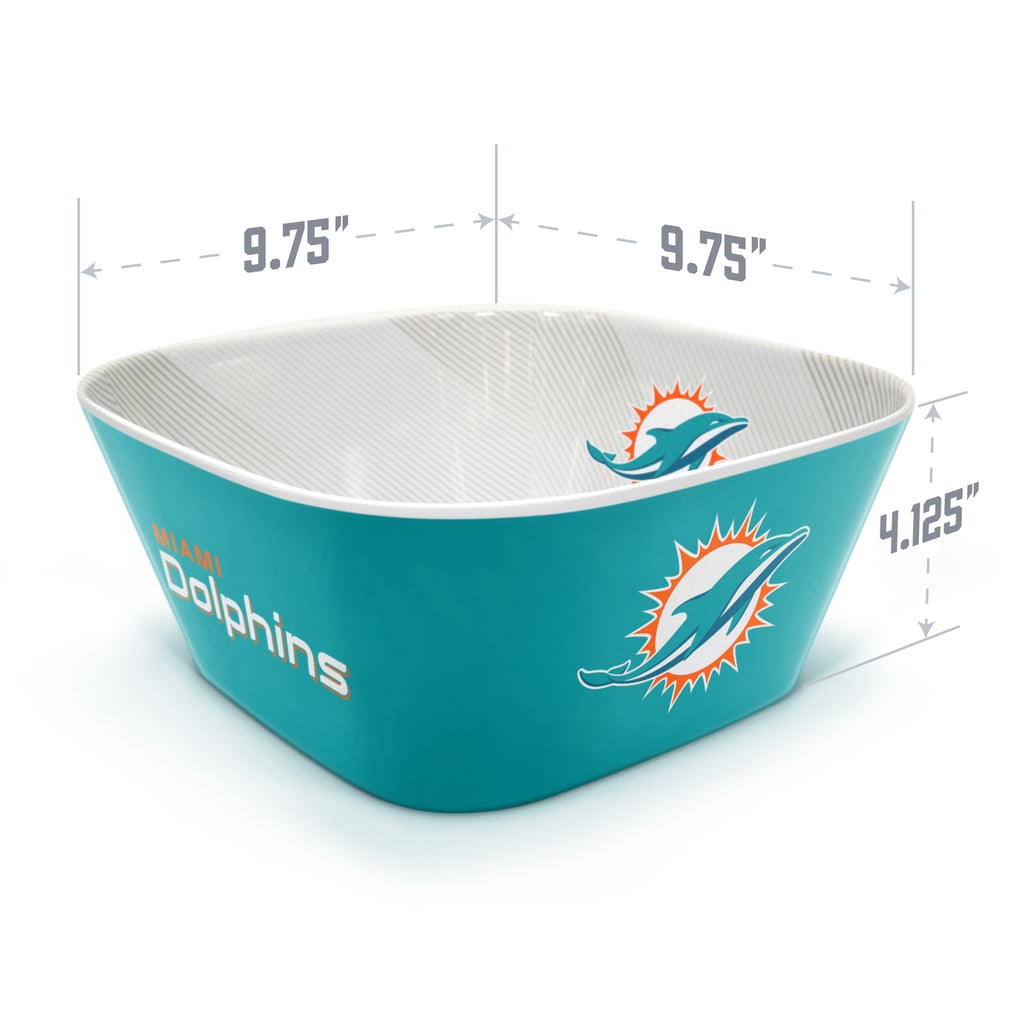 Miami Dolphins Fanpoint Large Party Bowl