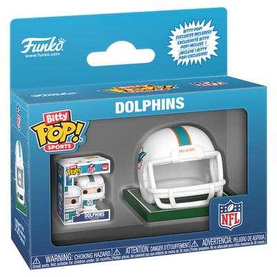  Miami Dolphins Funko Bitty POP! Helmet