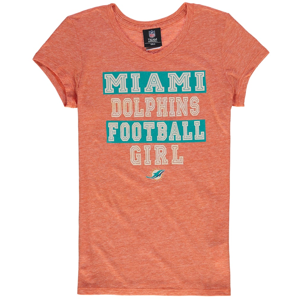 Girls Youth 5th Ocean by New Era Orange Miami Dolphins