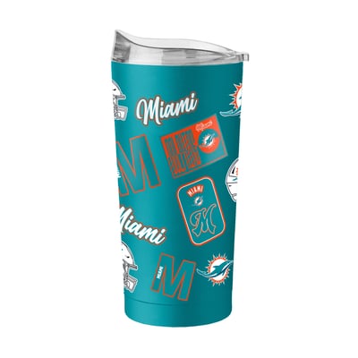  Miami Dolphins Logo Brands 20oz. Dreamweave Powder Coat Tumbler
