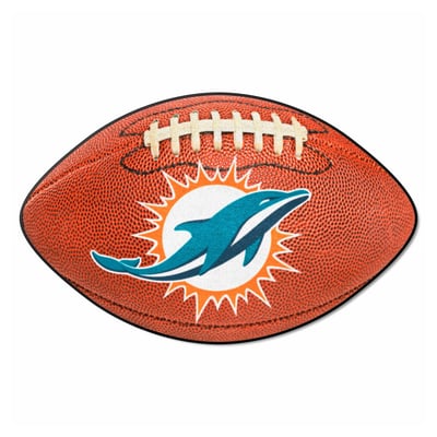 Miami Dolphins Logo Brands 22" x 29.5" Football Mat