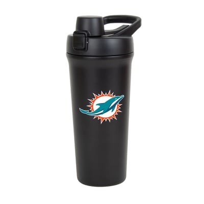 Miami Dolphins Logo Brands 26oz. Flipside Shaker Bottle