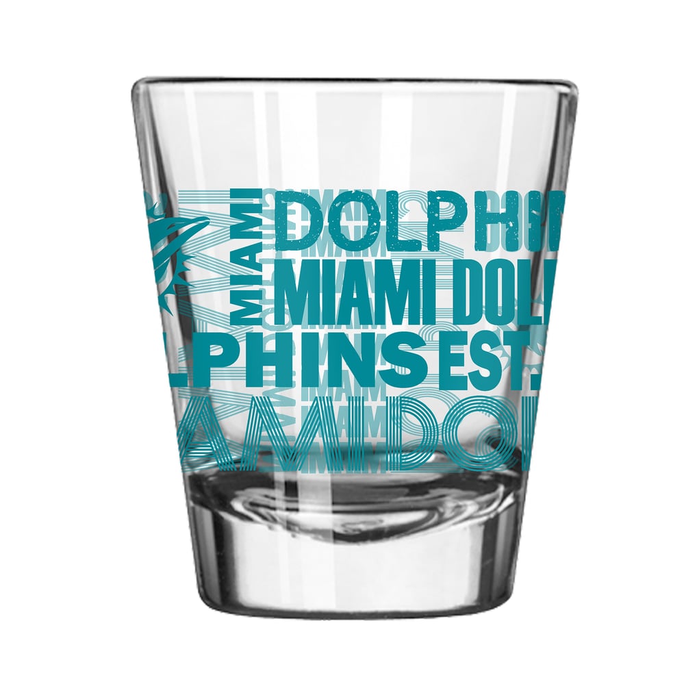Miami Dolphins Logo Brands 4-Pack 2oz. Shot Glass Set