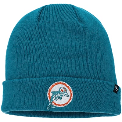 Miami Dolphins '47 Cuffed Knit Hat - Aqua