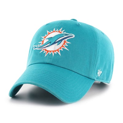 Miami Dolphins '47 Primary Clean Up Adjustable Hat - Aqua