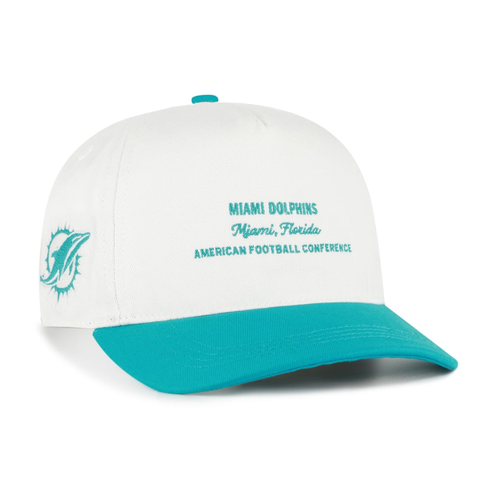  Miami Dolphins '47 Contemporary Two-Tone Hitch Adjustable Hat - White