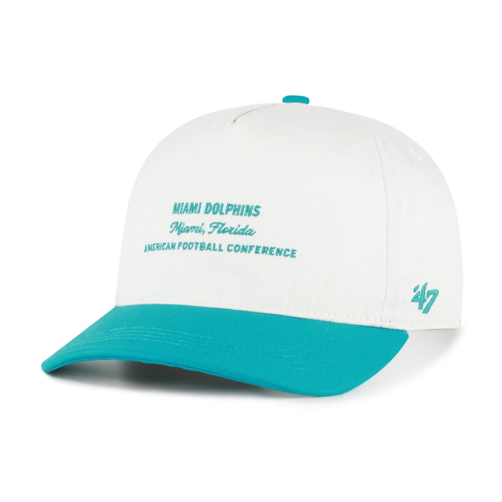  Miami Dolphins '47 Contemporary Two-Tone Hitch Adjustable Hat - White