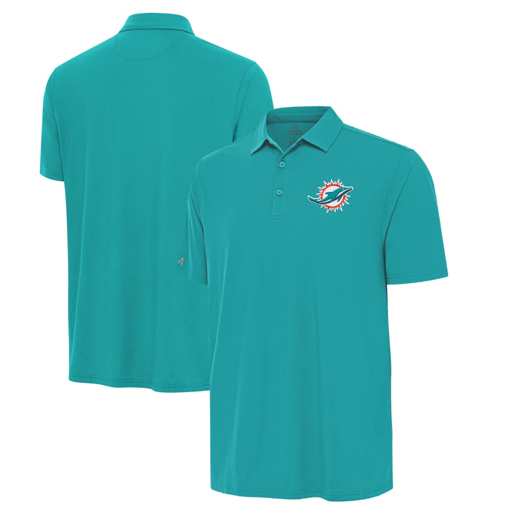 Miami Dolphins Antigua Era Polo - Aqua
