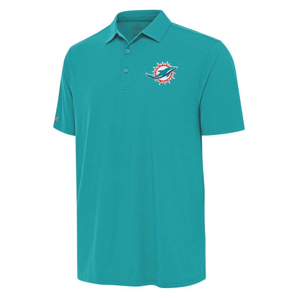 Miami Dolphins Antigua Era Polo - Aqua