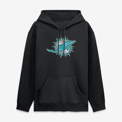 Miami Dolphins Forged Mascot Hoodie - Black