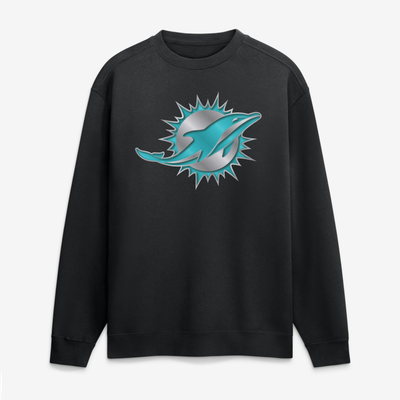 Miami Dolphins  Forged Mascot Sweatshirt - Black