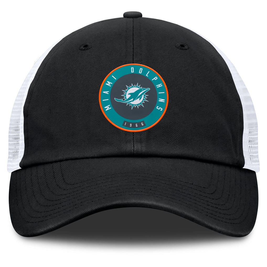 Miami Dolphins Fanatics Averie Trucker Adjustable Hat - Black