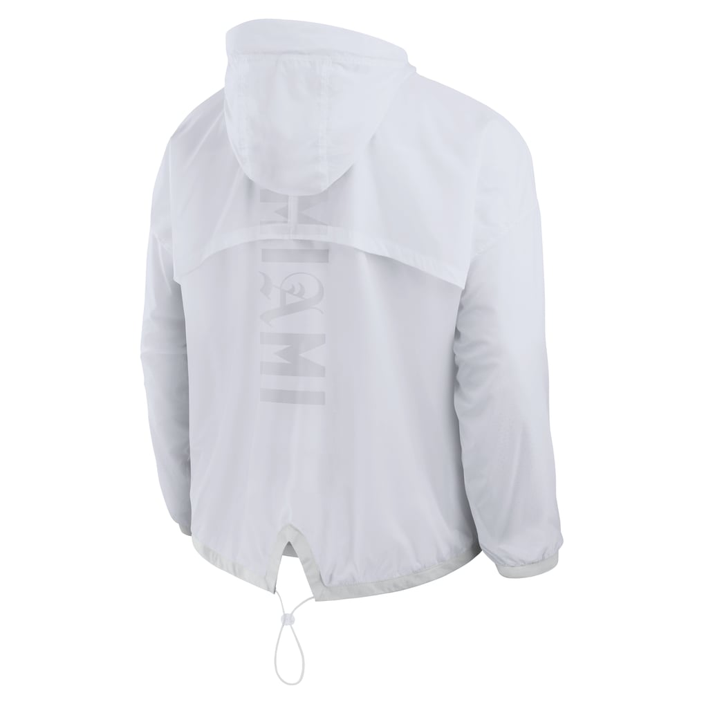 Miami Dolphins Fanatics Type Play Down Full-Zip Jacket - White