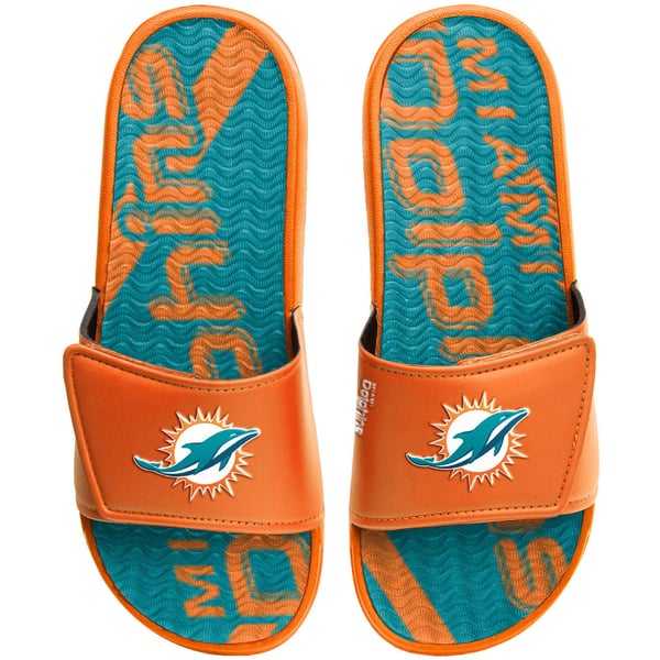 Miami Dolphins Orange Slide Sandals Men main image 2